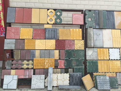 水泥彩磚圖片，混凝土水泥彩磚圖片