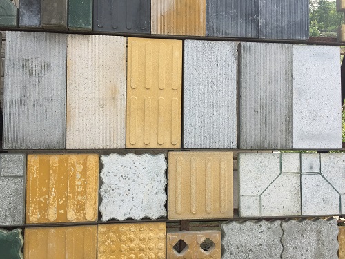 水泥彩磚圖片，混凝土水泥彩磚圖片