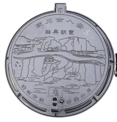 成都藝術(shù)球墨鑄鐵井蓋